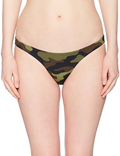 Volcom Women's Simply Solid Full Bikini Bottom (Regular & Plus Size) Camo