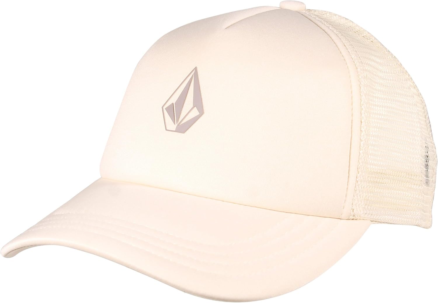 Volcom Women's Into Paradise Trucker Foam Snapback Hat Star WhiteWhite