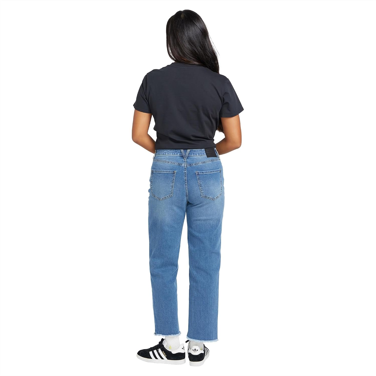 Volcom Women's Stone Step High Rise Denim Jean Pant Jasper Blue