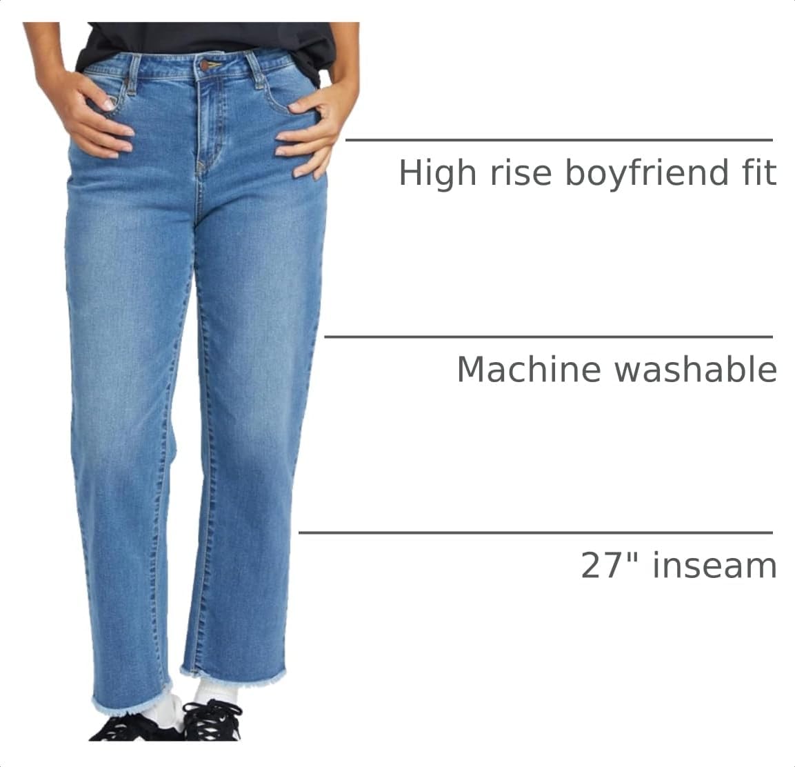 Volcom Women's Stone Step High Rise Denim Jean Pant Jasper Blue