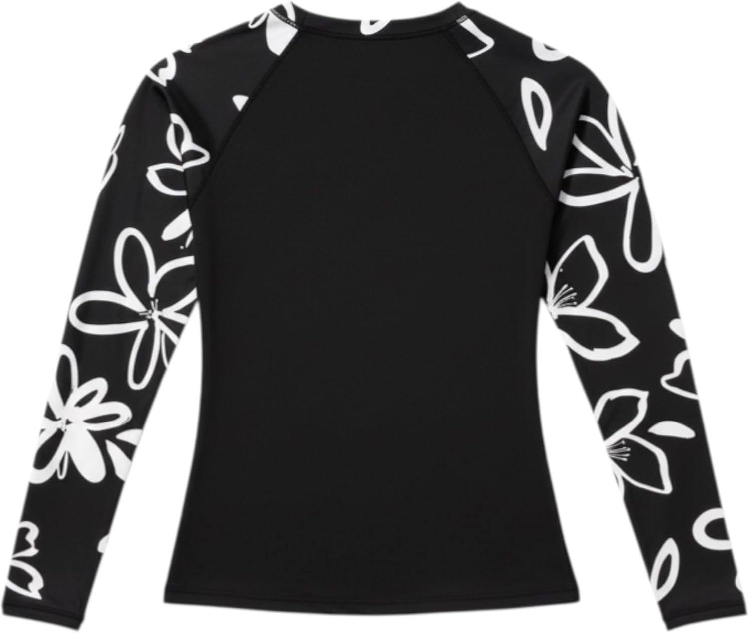 Volcom Women's Simply Core Long Sleeve Rashguard Upf 50+ Almond Black