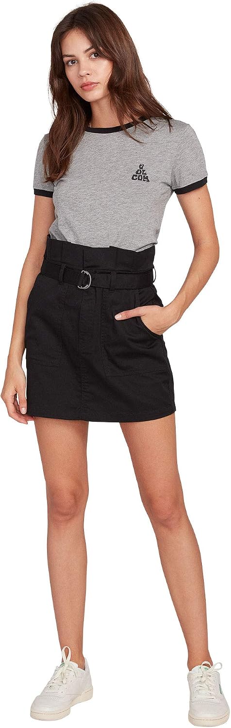 Volcom Juniors Frochickie Skirt Black