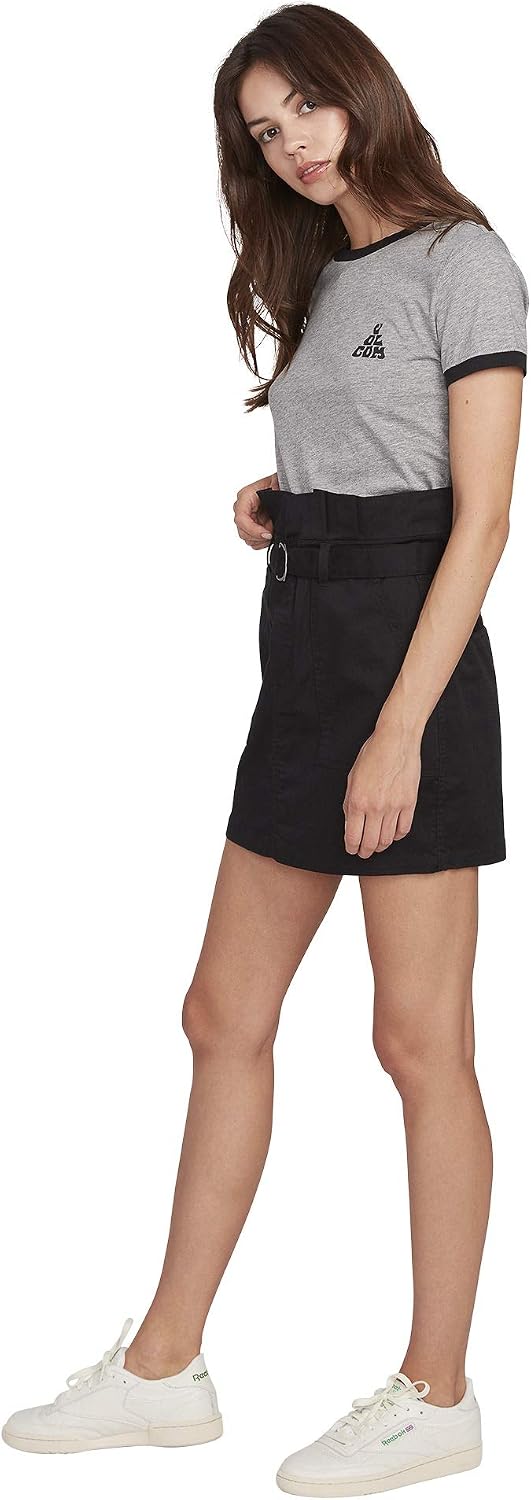 Volcom Juniors Frochickie Skirt Black