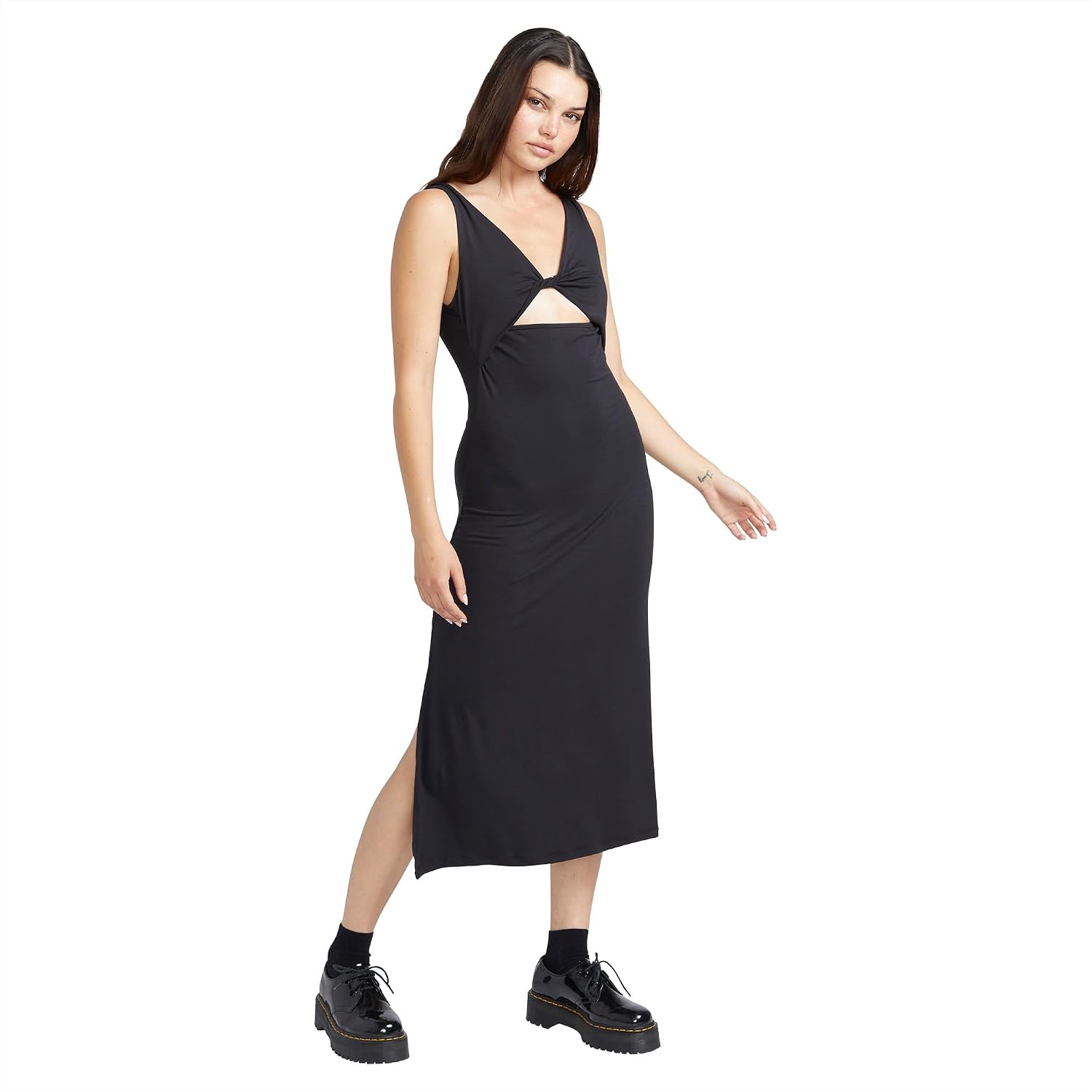 Volcom Women's Stone Luv Midi Dress Black