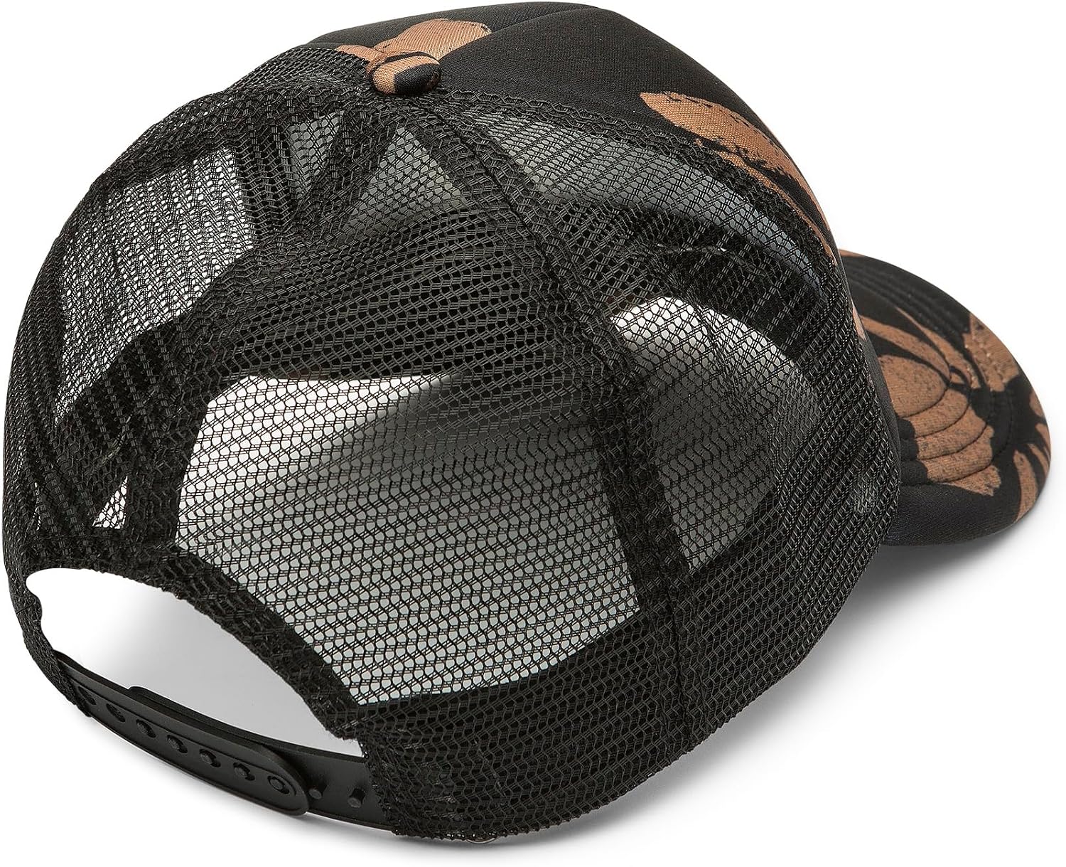 Volcom Women's Into Paradise Trucker Foam Snapback Hat Vintage Brown 324