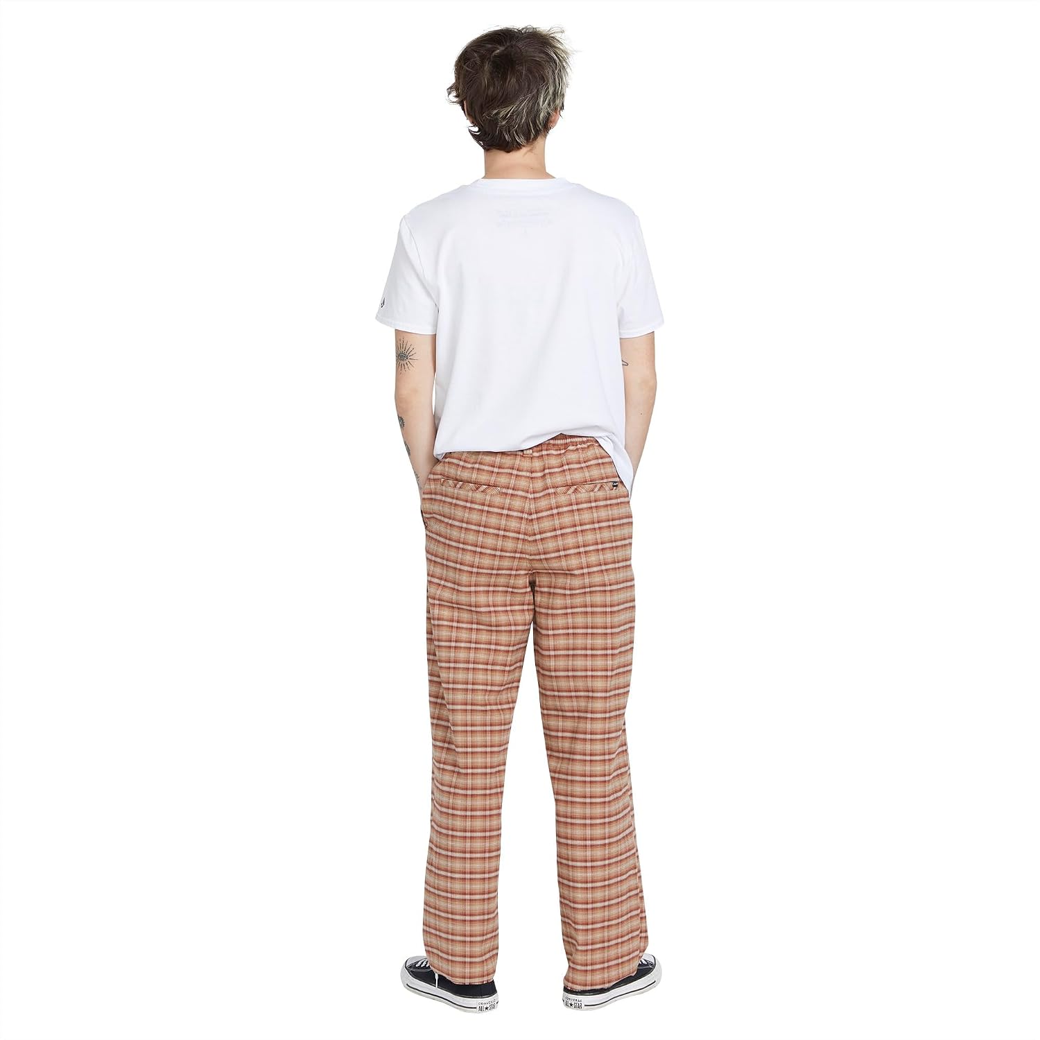 Volcom Women's Thisthatthem Skate Relaxed Fit Chino Pant Toffee