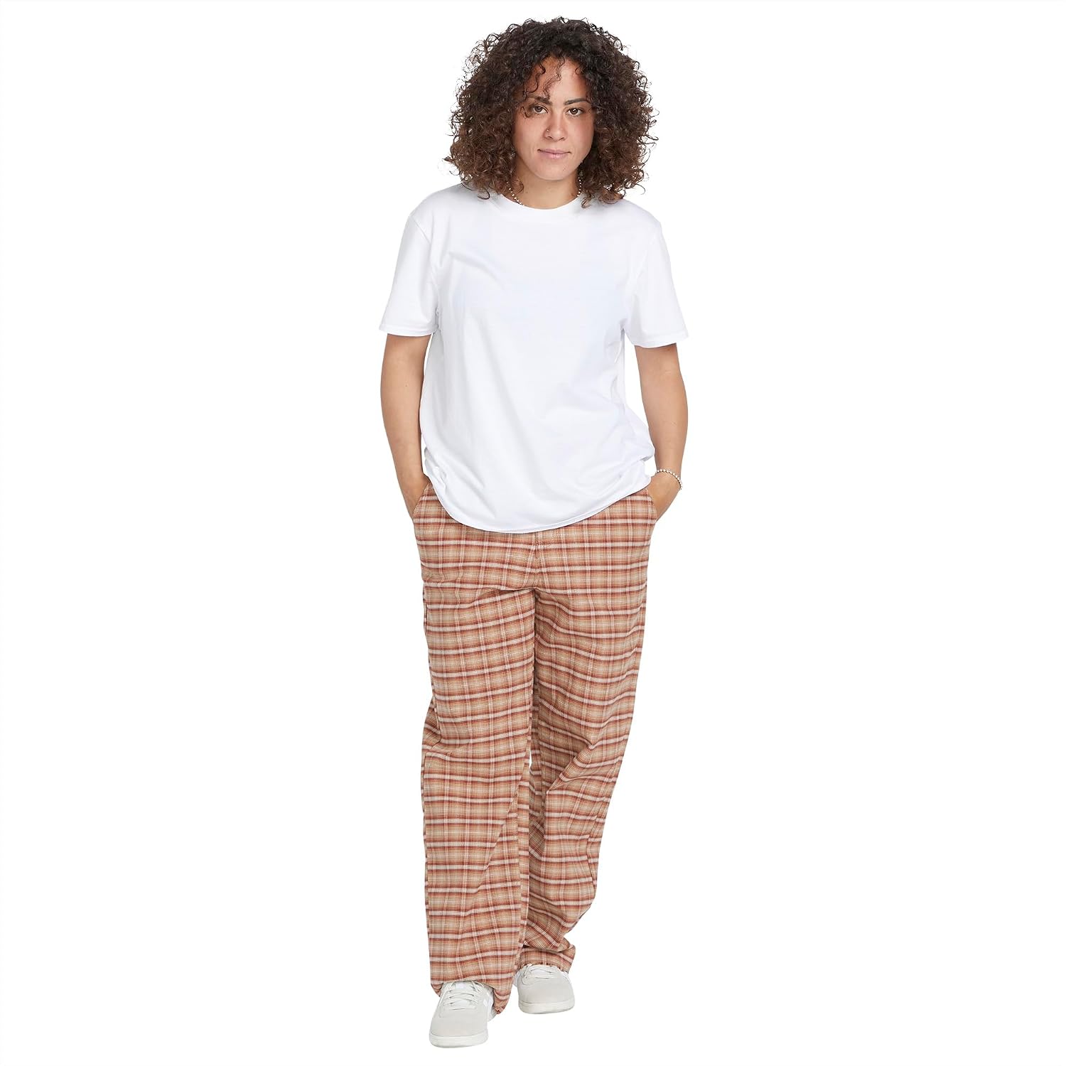 Volcom Women's Thisthatthem Skate Relaxed Fit Chino Pant Toffee