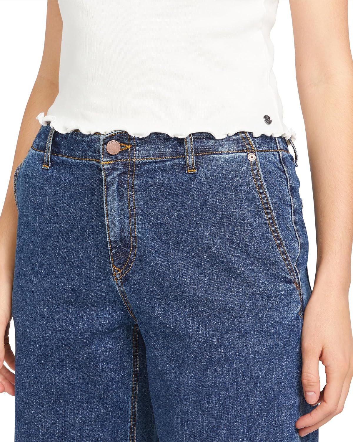 Volcom Women's 1991 Stone Low Rise Denim Jean Pant Ltwt Vintage