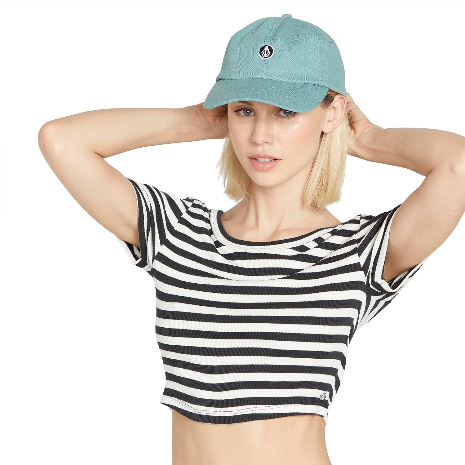 Volcom Women's Circle Stone Dad Hat, Sea Glass