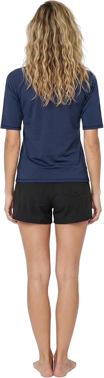 Volcom Women's Simply Solid 5-Inch Swim Surf Boardshort Black