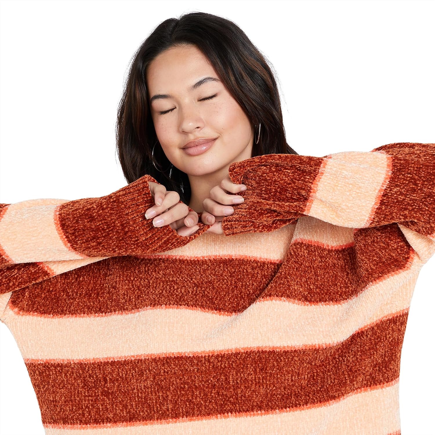 Volcom Women's Bubble Tea Sweater Nutmeg