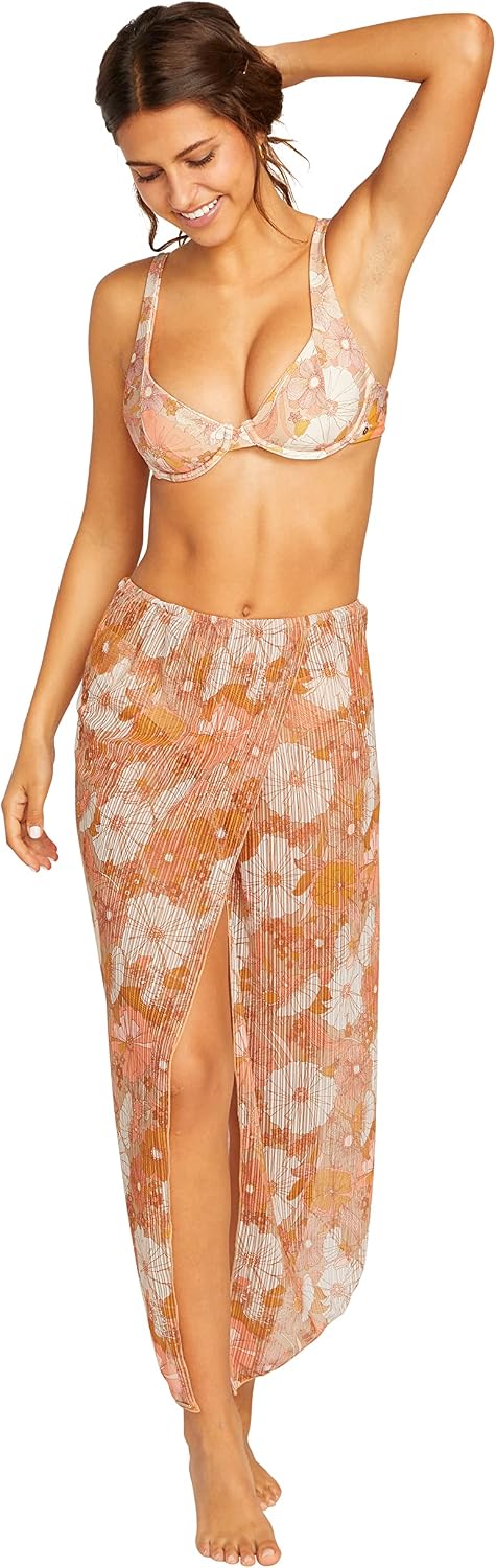 Volcom Women's Swimsuit Cover-ups for Beach, Poolside, Resort Wear Hazelnut