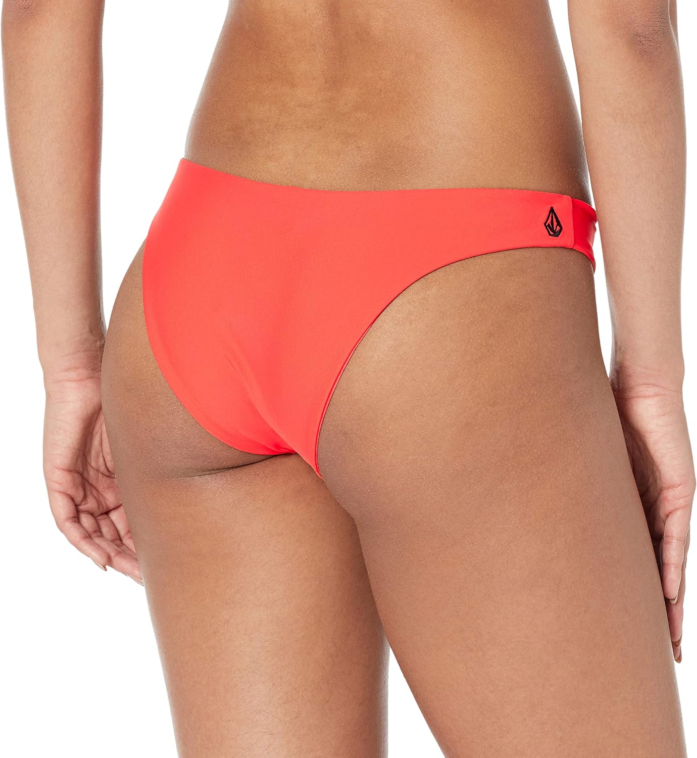Volcom Women's Simply Solid V Beach Pant Bikini Bottom Coral