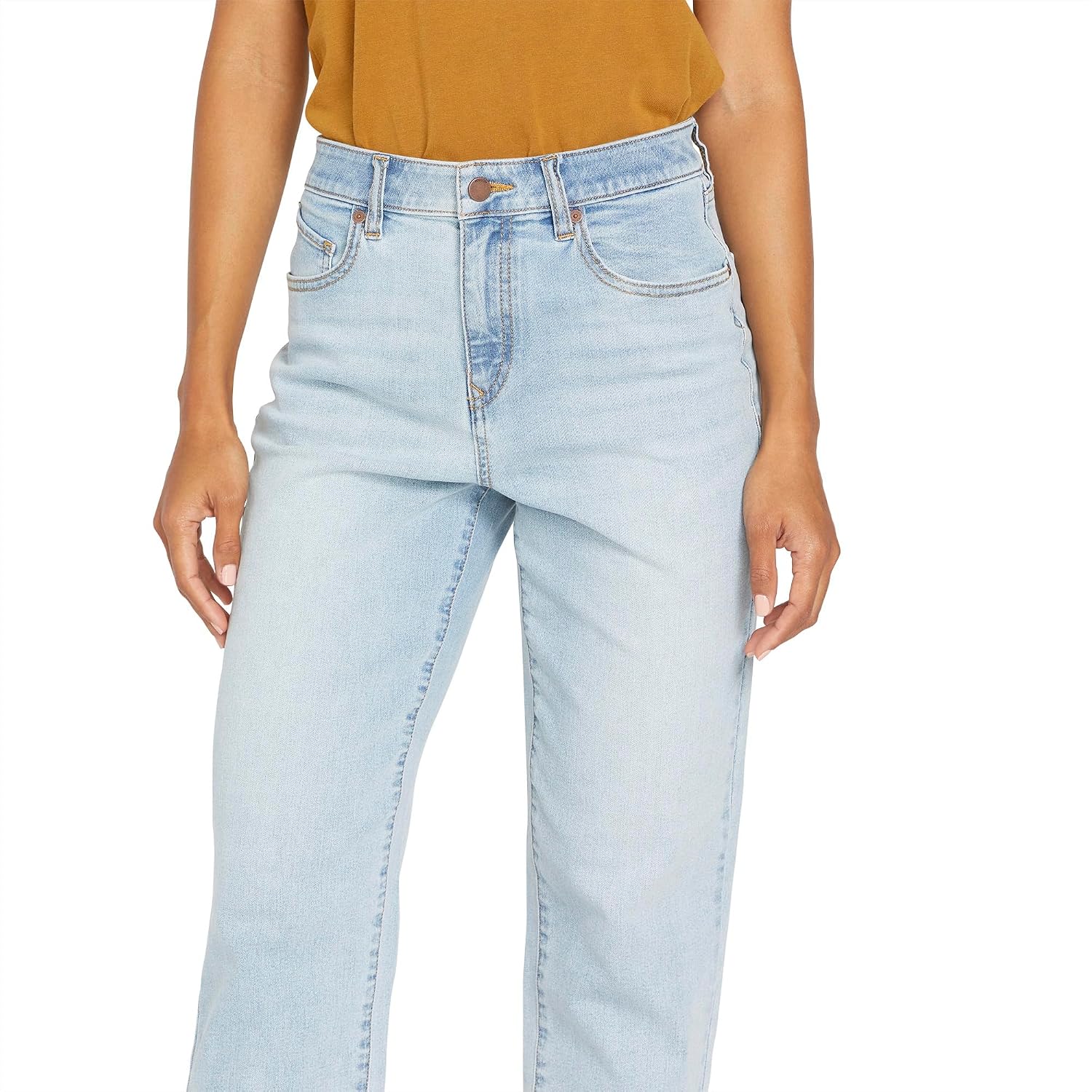 Volcom Women's Stone Step High Rise Denim Jean Pant Retro Blue