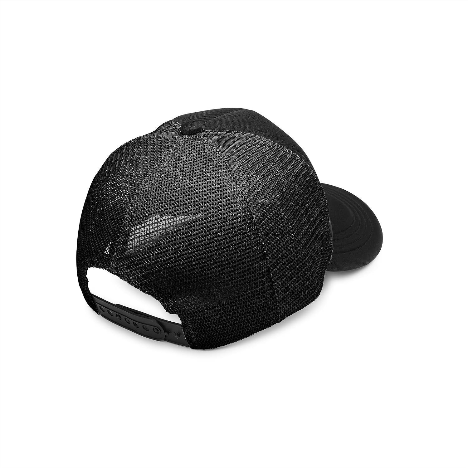 Volcom Women's Into Paradise Trucker Foam Snapback Hat Vintage Black