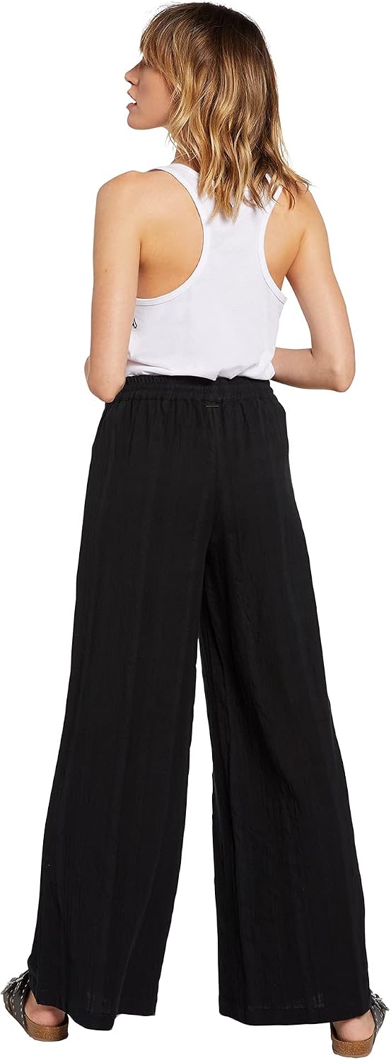 Volcom Women's Sun Spent Beach Pant (Regular & Plus Size) Black