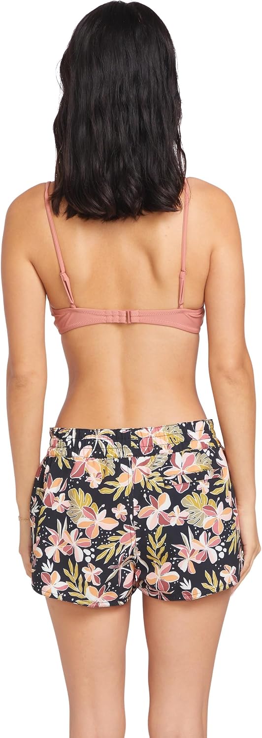 Volcom Women's 2-inch Swim Boardshorts – Lightweight 4-Way Stretch Surf Shorts with UPF 50+ and Recycled Fabric Multicolor