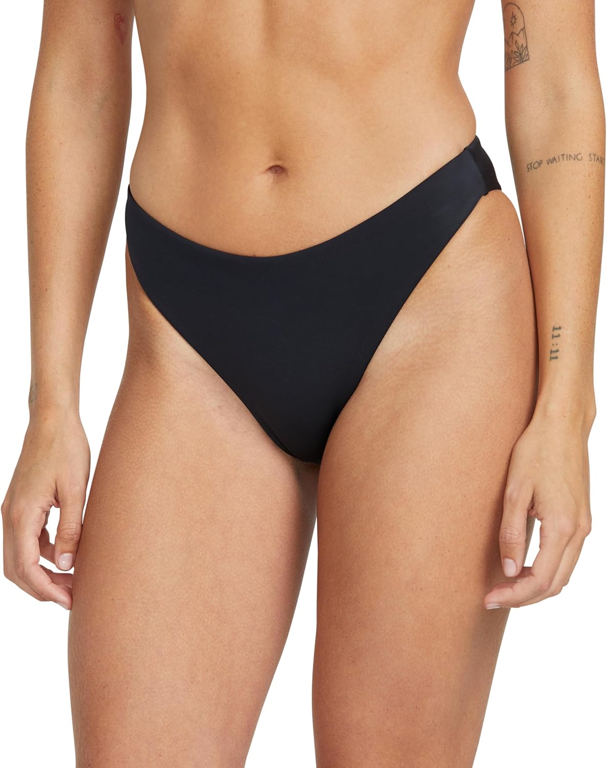 Volcom Women's Skimpy Bikini Bottoms – Quick-Dry Bikini Swim Bottoms Black S125