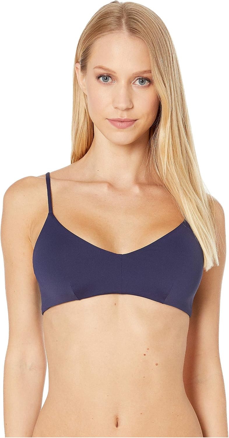 Volcom Simply Seam Less Vneck Bikini Top Swimwear Seas