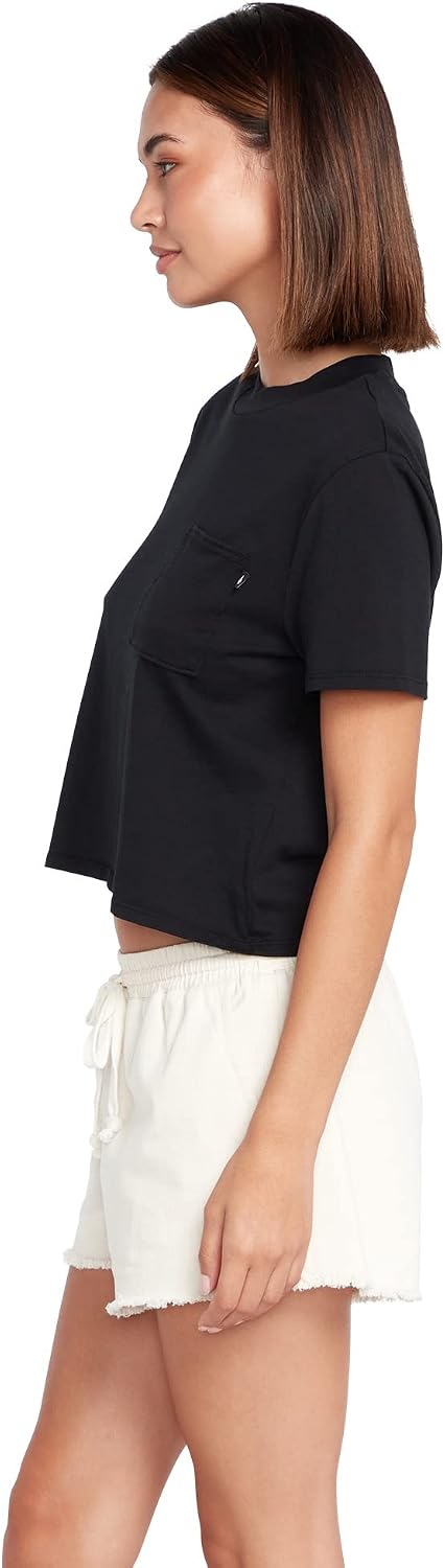 Volcom Women's Strutin Stone Elastic Waist Short Sand