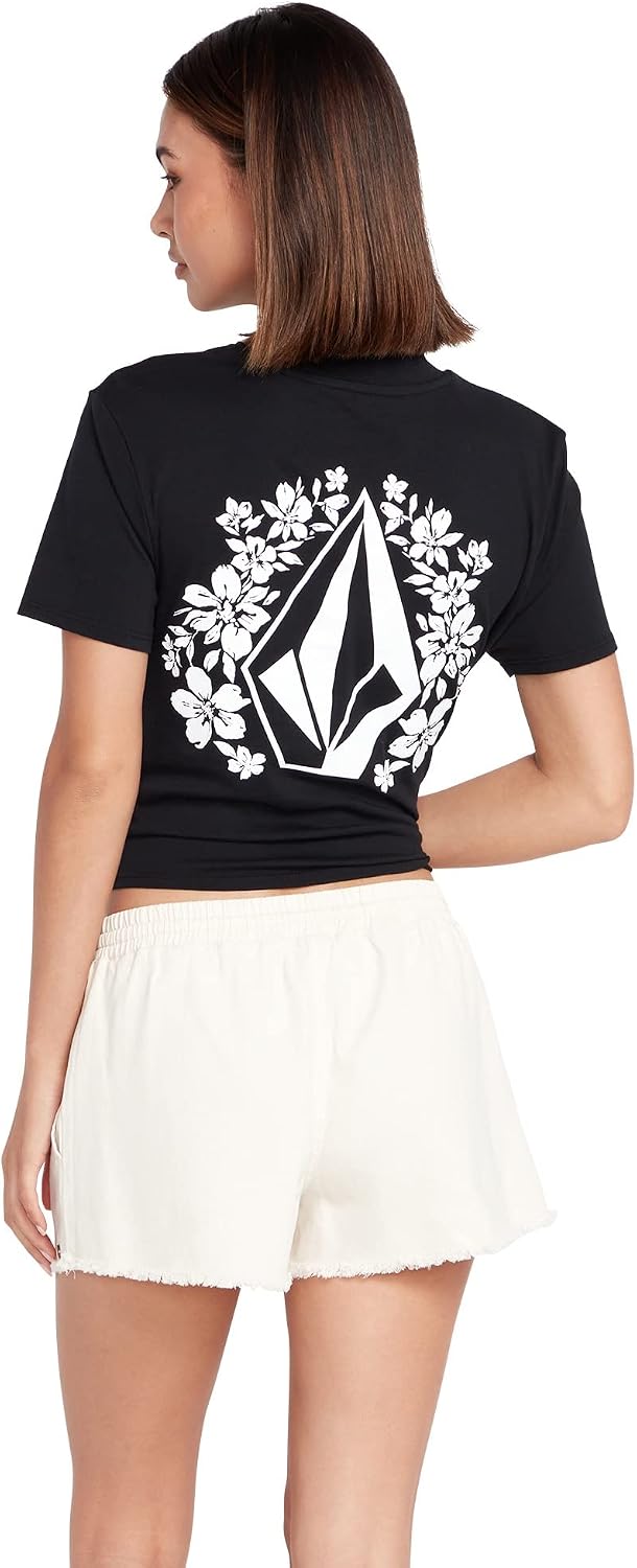 Volcom Women's Strutin Stone Elastic Waist Short Sand