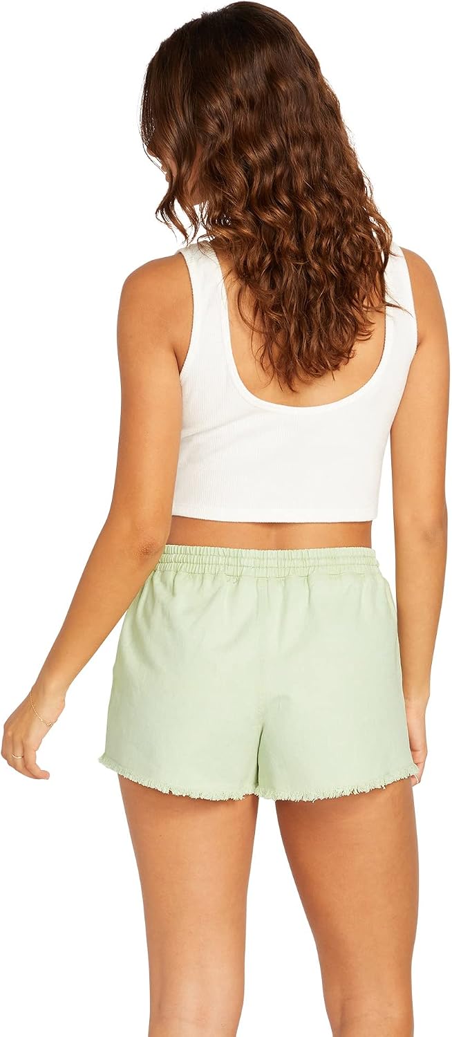 Volcom Women's Strutin Stone Elastic Waist Short Sage
