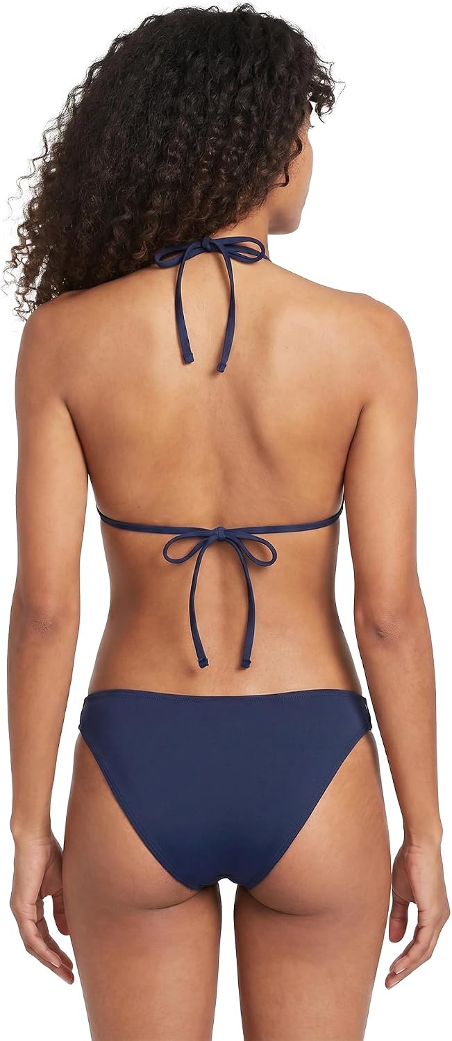 Volcom Women's Simply Seamless Skimpy Swimsuit Bikini Bottom Navy