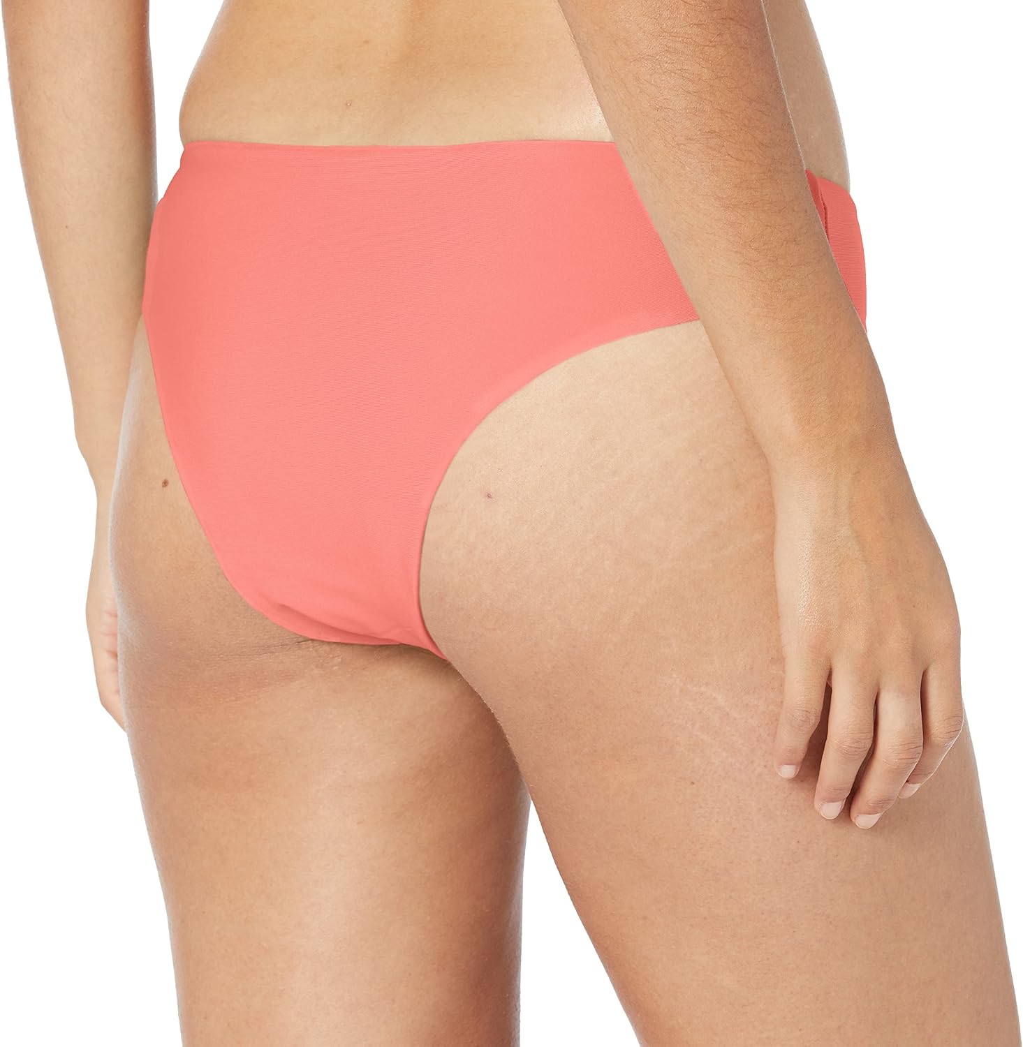 Volcom Women's Simply Seamless Skimpy Swimsuit Bikini Bottom E-coral