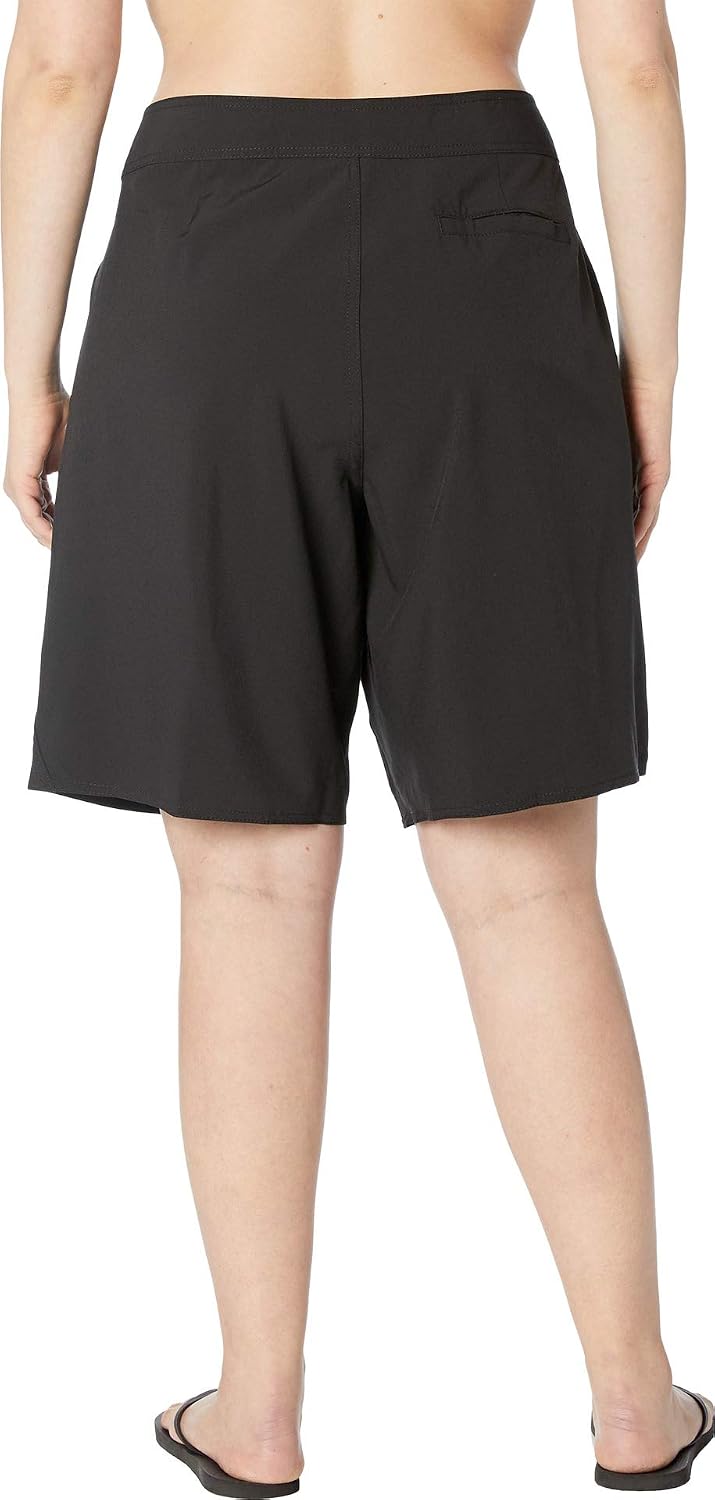 Volcom Women's Simply Solid Boardshort Black White