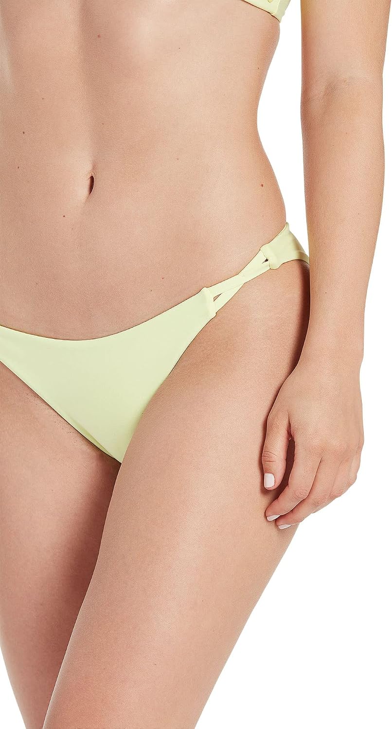 Volcom Women's Simply Solid Full Bikini Bottom (Regular & Plus Size) Lime