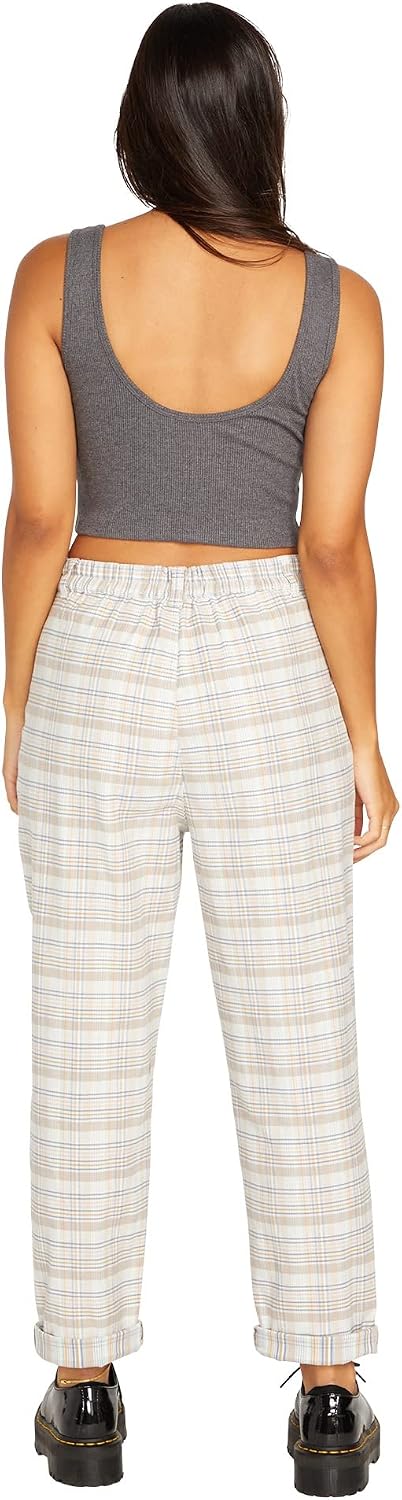 Volcom Women's Frochickie Trouser Slim Fit Chino Pant Multi