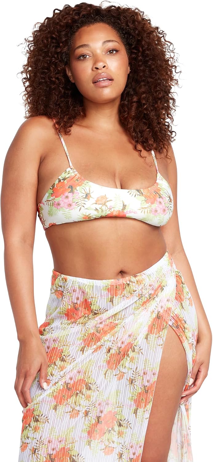 Volcom Women's Swimsuit Cover-ups for Beach, Poolside, Resort Wear White Combo