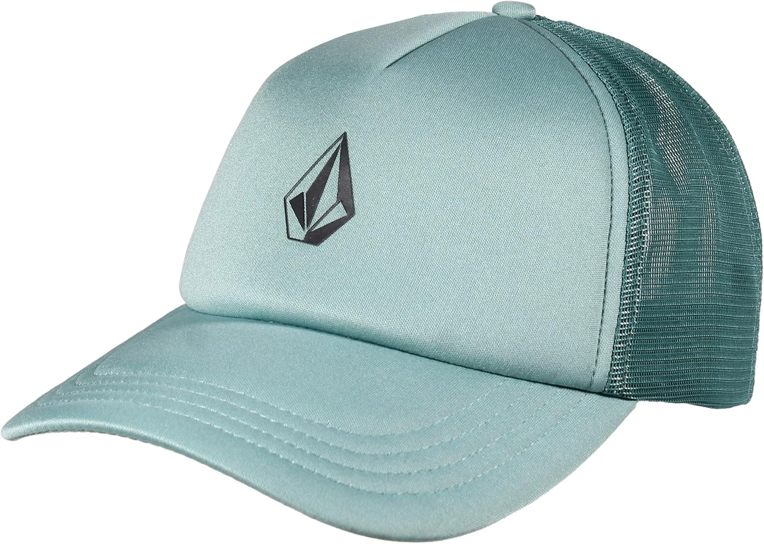 Volcom Women's Into Paradise Trucker Foam Snapback Hat Stormy Blue