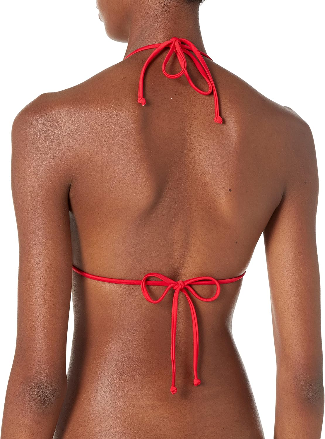 Volcom Women's Tri Bikini Top – Sustainable Slide-tri Swim Top with Adjustable Halter and Removable Cups True Red