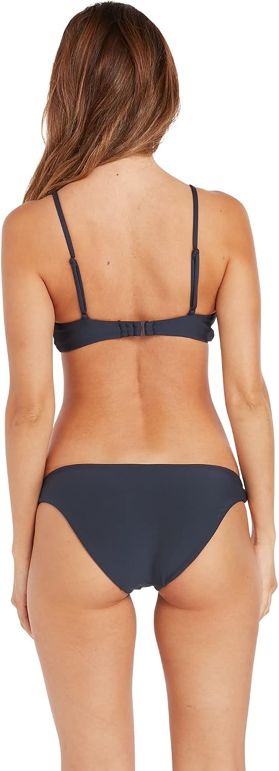 Volcom Women's Simply Solid Full Bikini Bottom (Regular & Plus Size) Bluenight