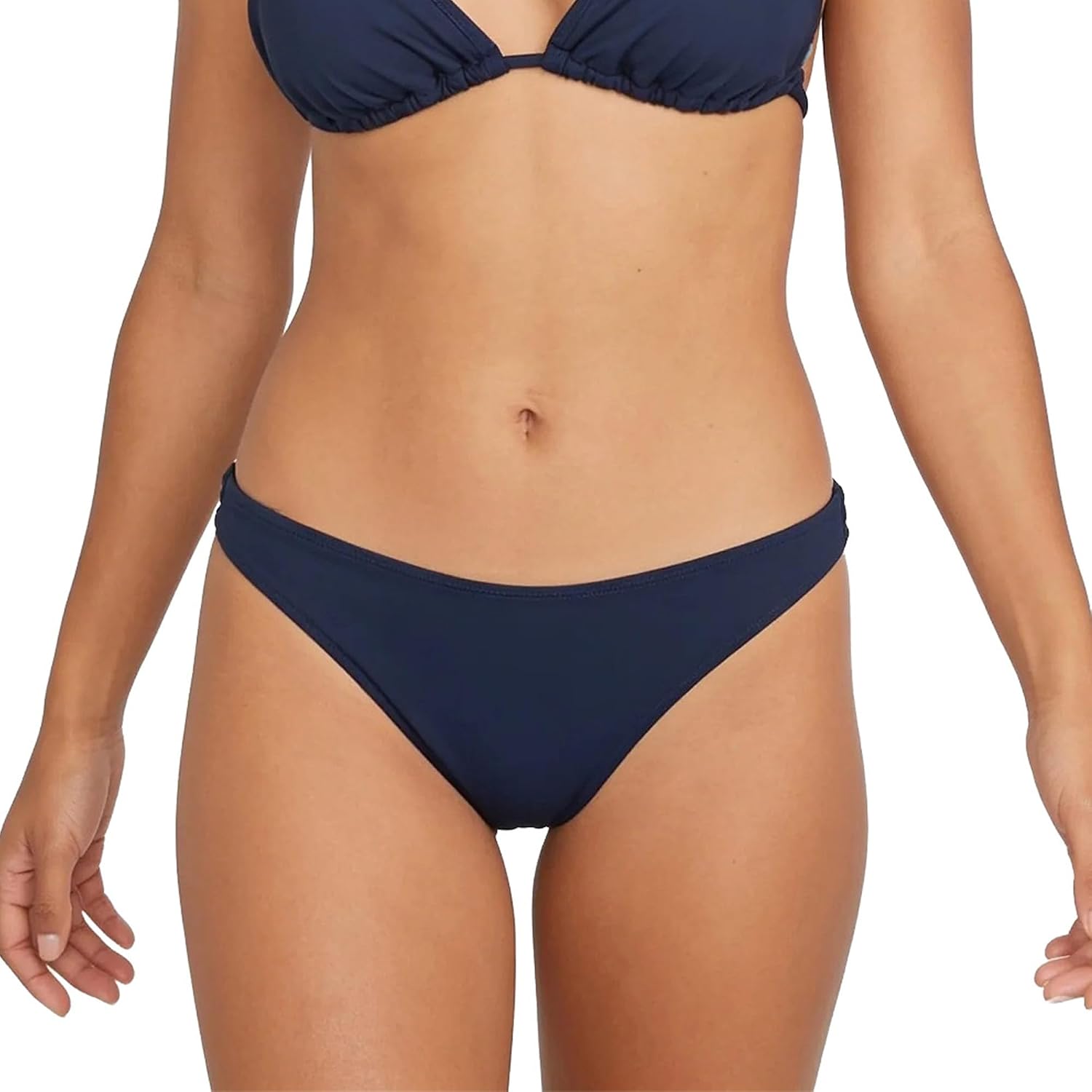 Volcom Women's Simply Seamless Skimpy Swimsuit Bikini Bottom Navy