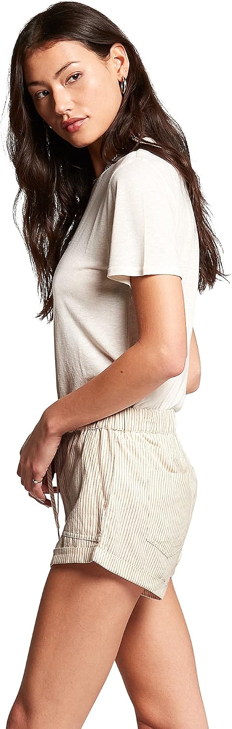 Volcom Women's Sunday Strut Elastic Waist Short Dijon