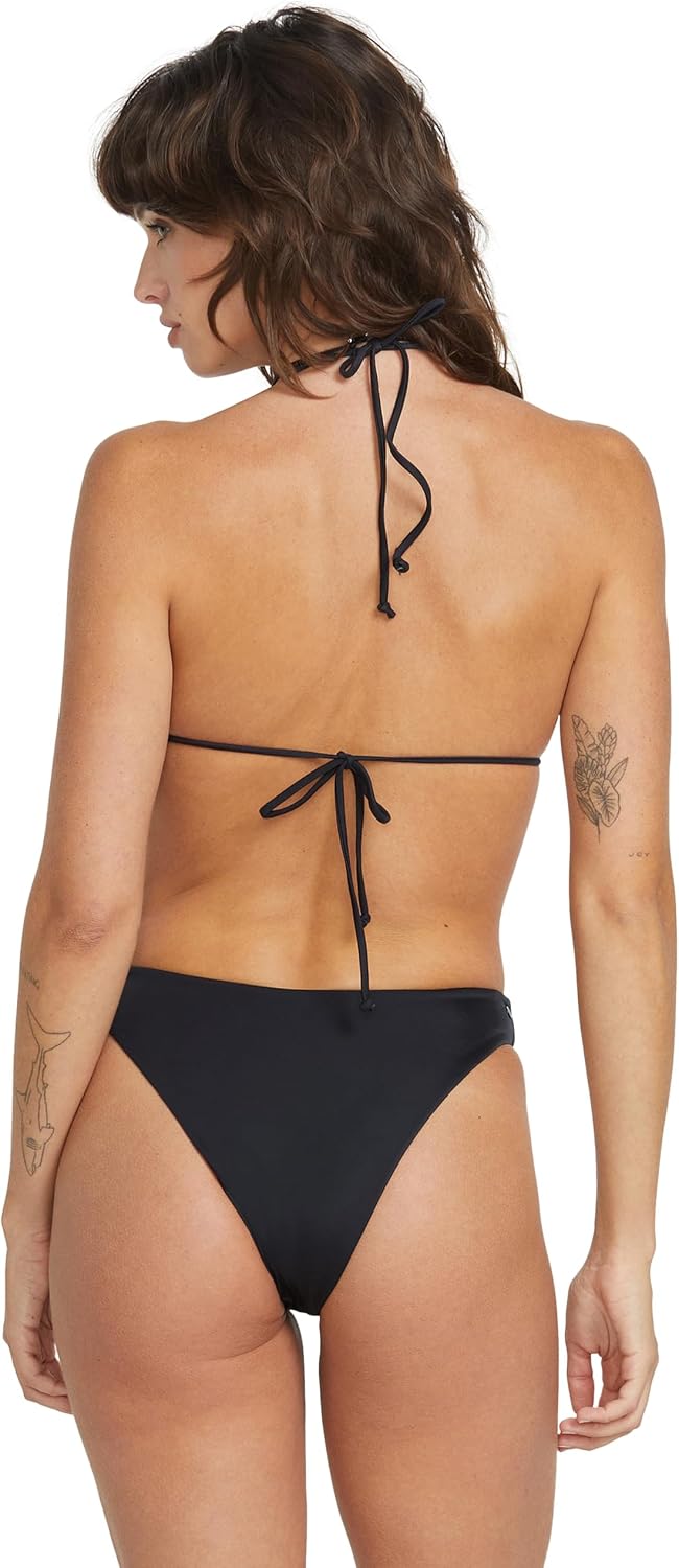 Volcom Women's Skimpy Bikini Bottoms – Quick-Dry Bikini Swim Bottoms Black S125