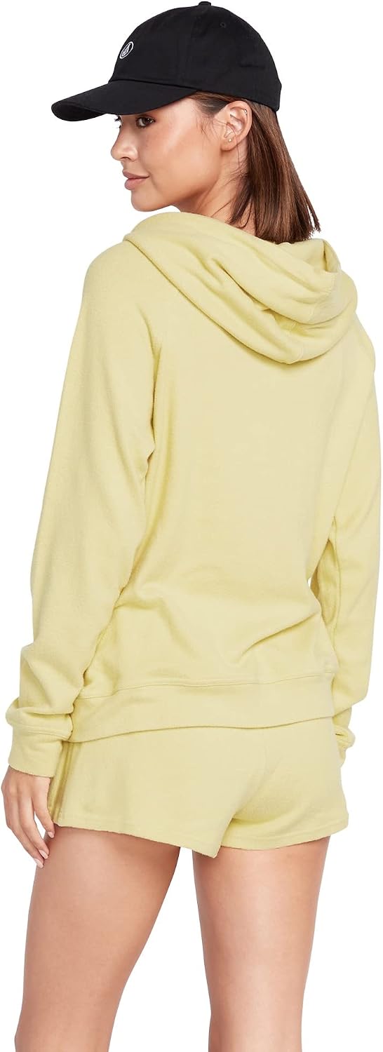 Lived In Lounge Hooded Fleece Pullover Sweatshirt (Regular & Plus Size) Citron