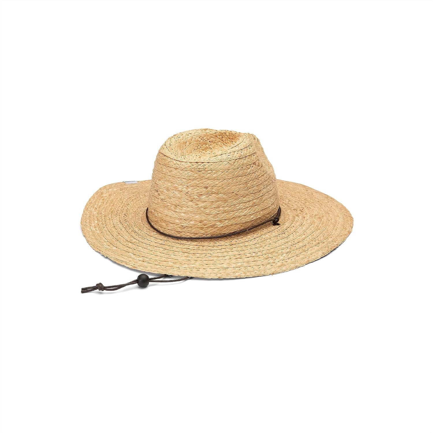 Volcom womens Voldora Wide Brim Straw Fedora Sun Hat Natural
