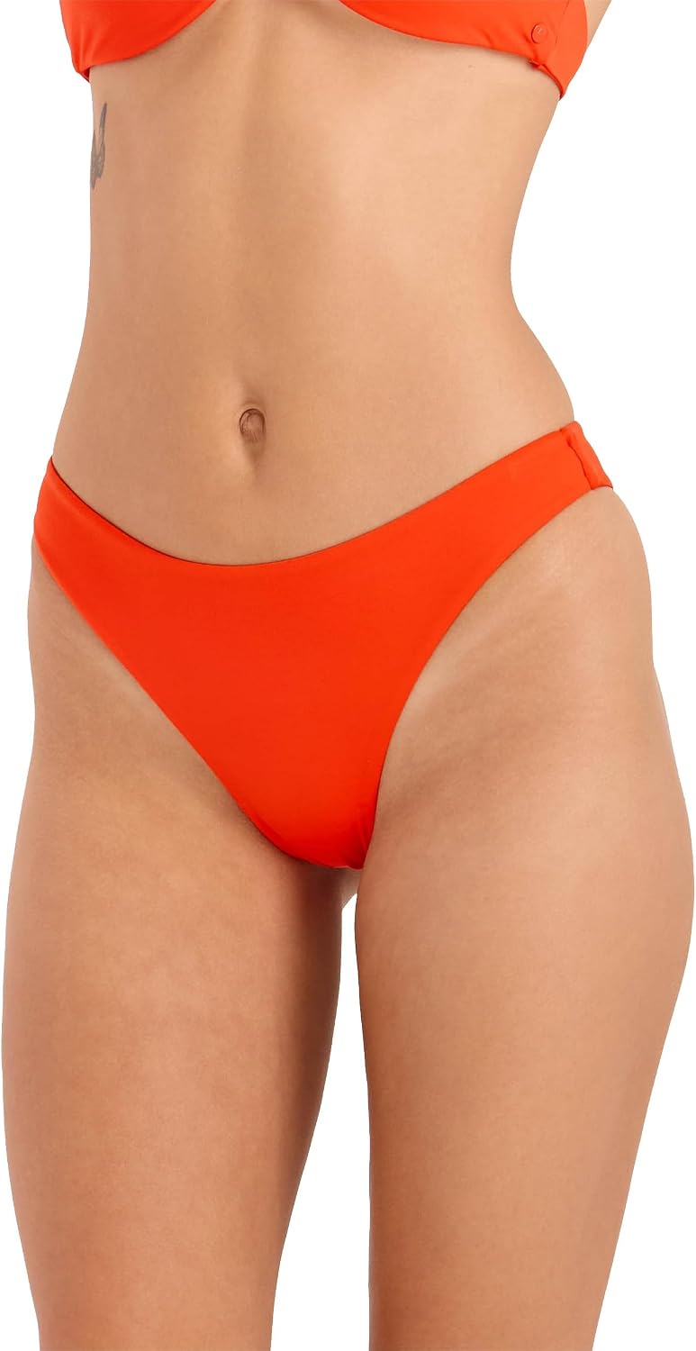 Volcom Women's Simply Seamless Skimpy Swimsuit Bikini Bottom Cloud Blue