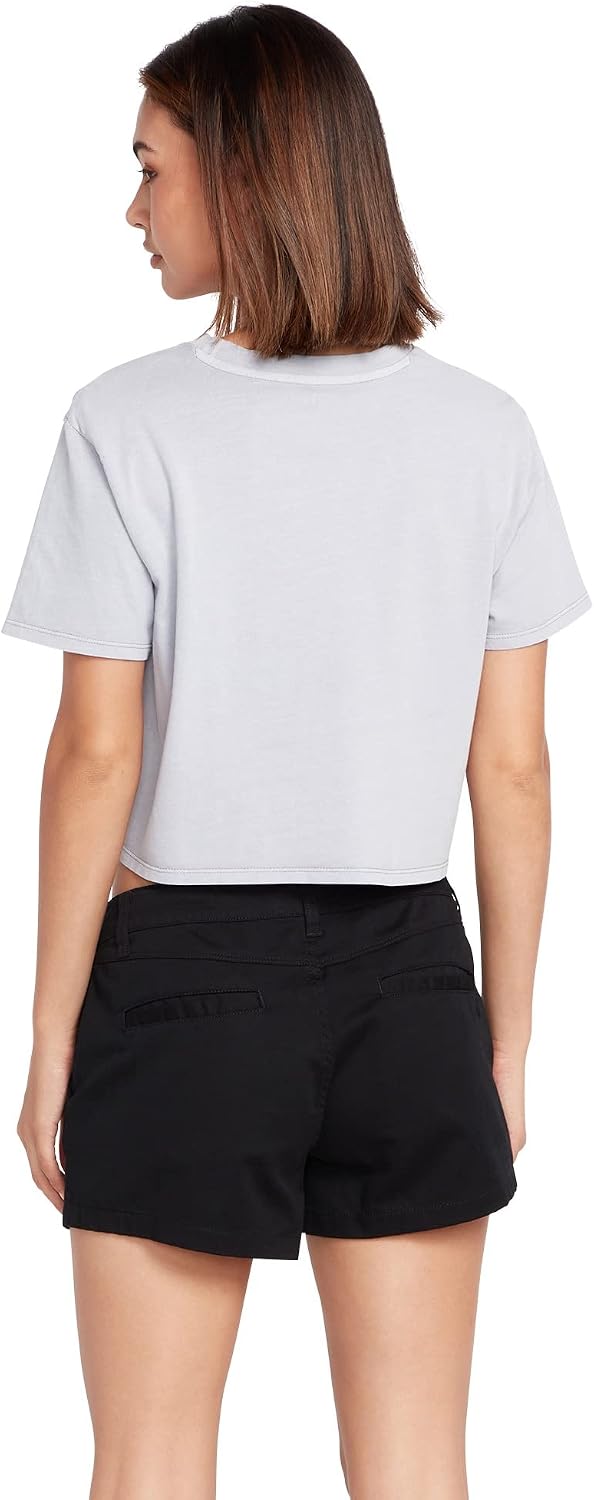 Volcom Women's Enternet Short Sleeve Tee Moonbeam