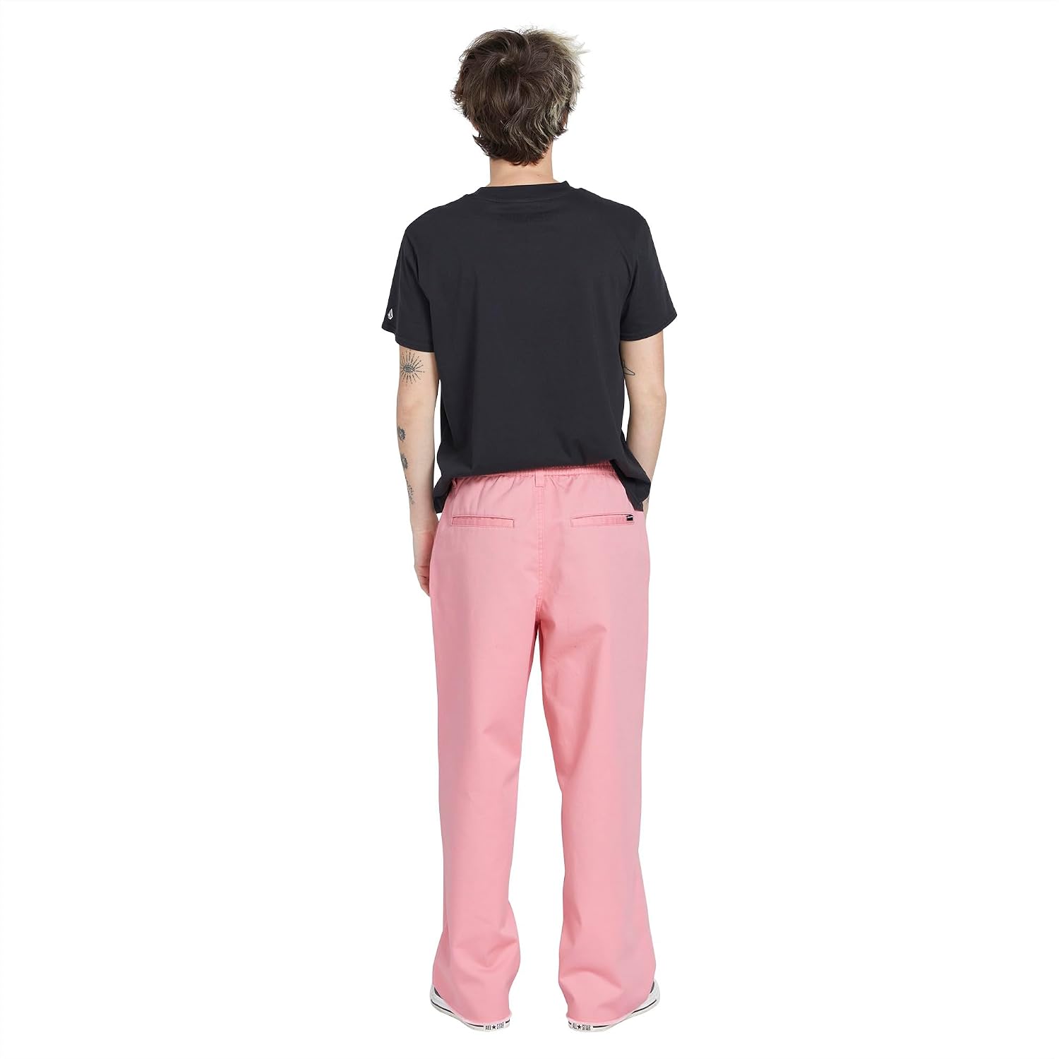 Volcom Women's Thisthatthem Skate Relaxed Fit Chino Pant Guava