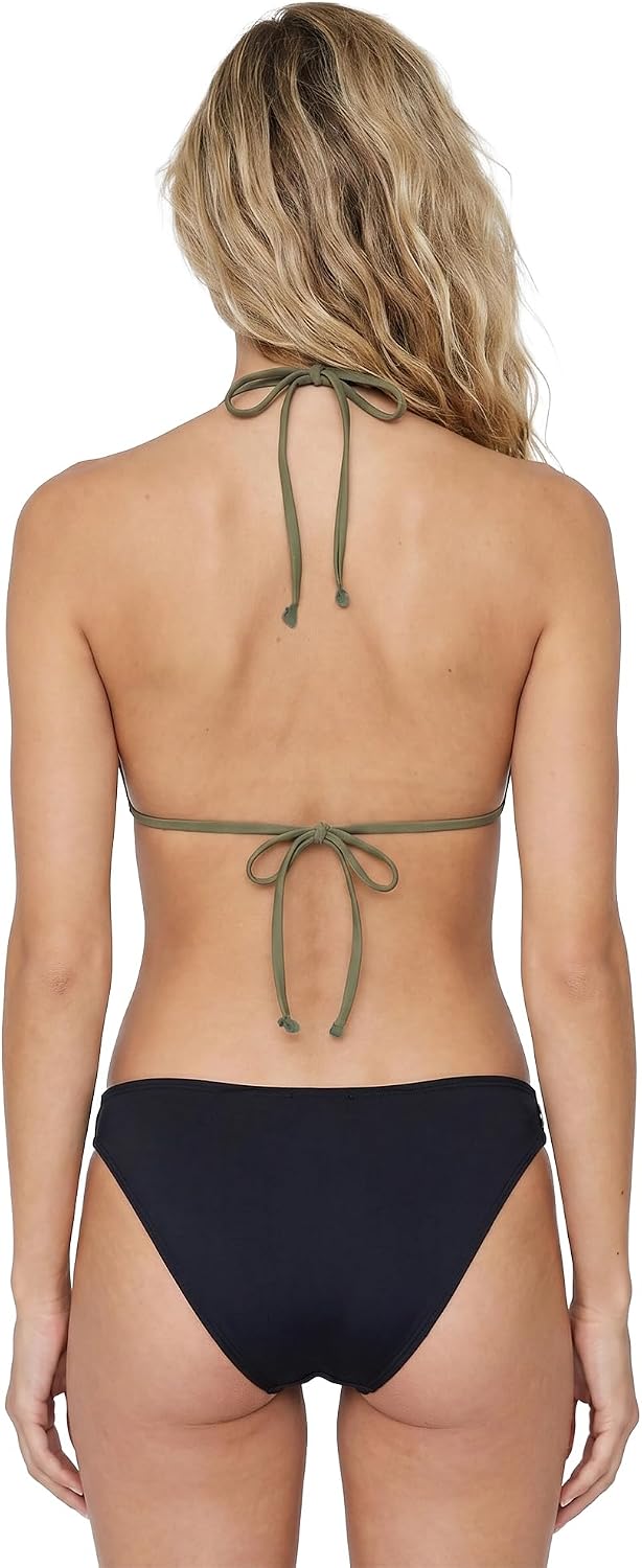 Volcom Women's Simply Seamless Skimpy Swimsuit Bikini Bottom Black