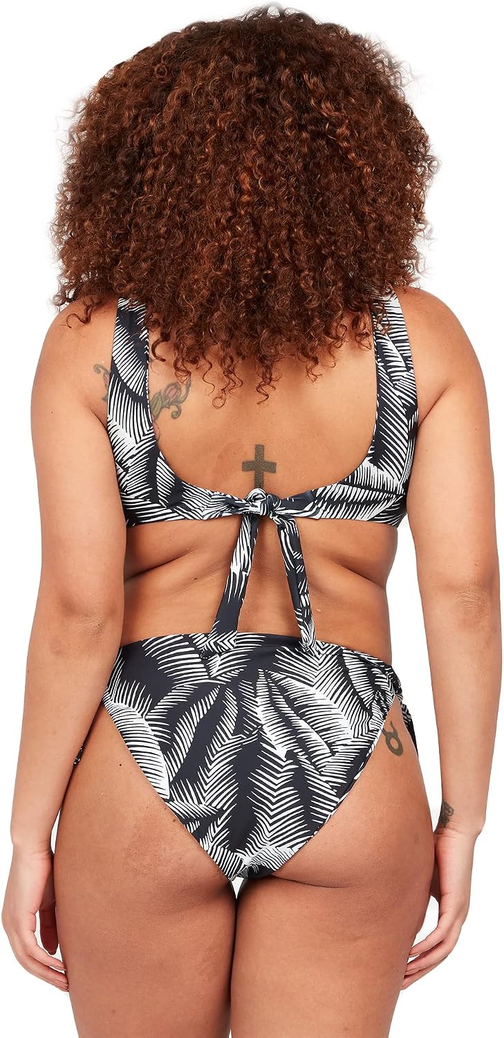 Volcom Women's Full Bikini Bottom – Low-Rise Swim Bottom with Full Coverage, Made from Recycled Fabric Eve