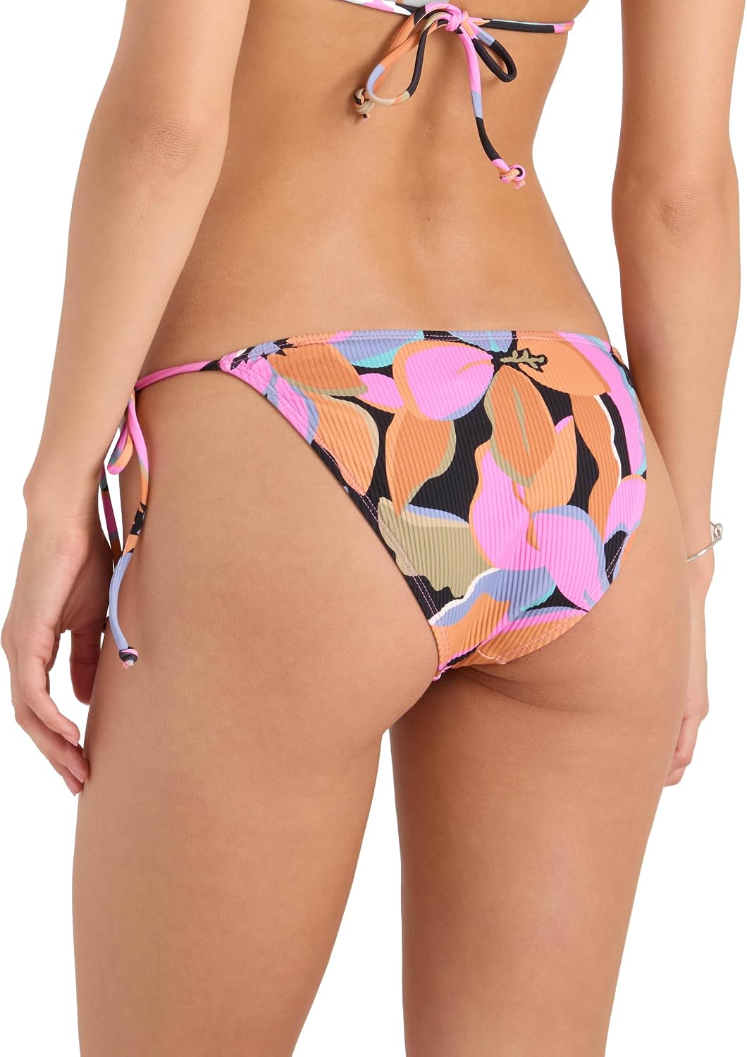 Volcom Women's Full Bikini Bottom – Low-Rise Swim Bottom with Full Coverage, Made from Recycled Fabric Tropic Multi