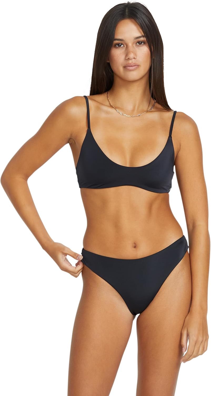 Volcom Women's Simply Seamless Cheeky Bikini Bottom (Regular & Plus Size) Sun