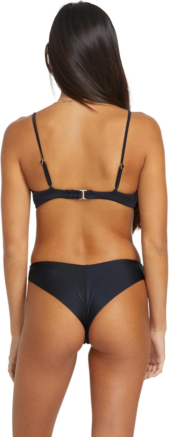 Volcom Women's Simply Seamless Cheeky Bikini Bottom (Regular & Plus Size) Sun