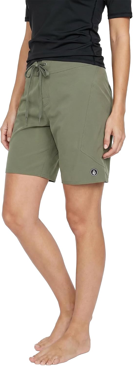 Volcom Women's Simply Solid Boardshort Green Olive