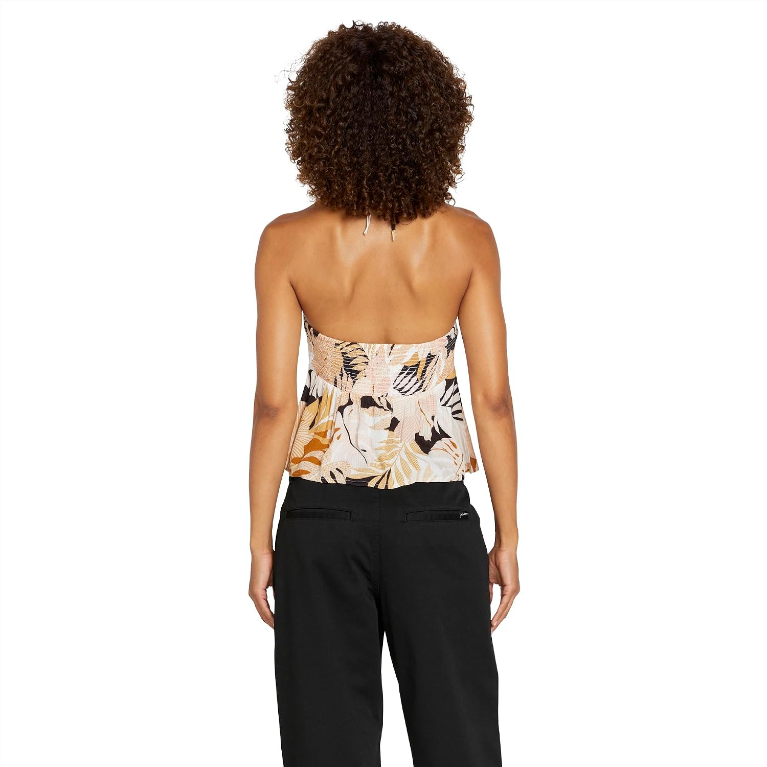 Volcom Women's Lets Luau Cami Top Vintage Black